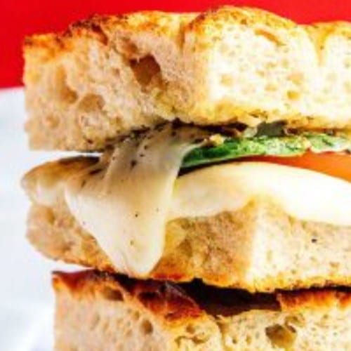 Pesto Caprese Panini.
