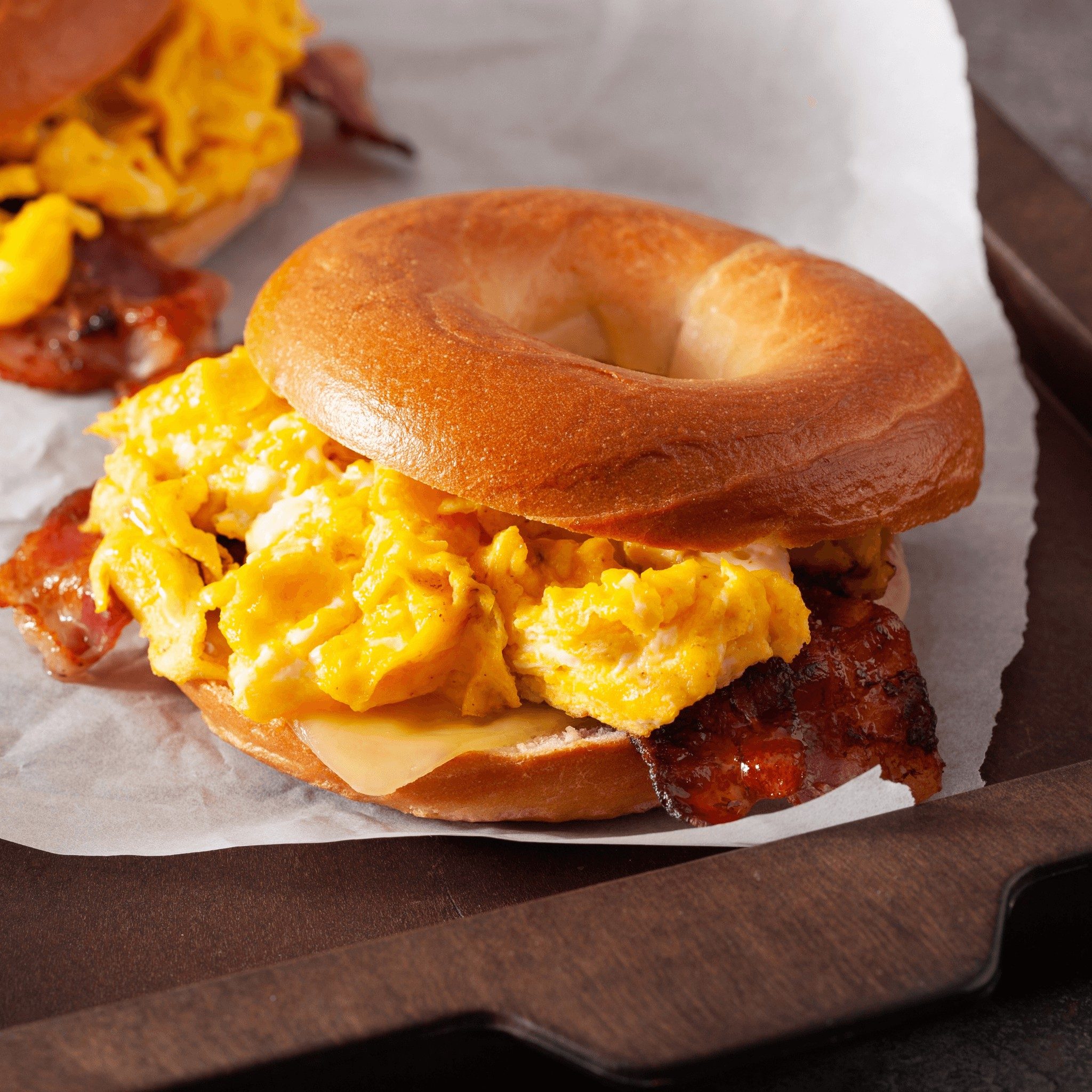 Ham, Egg & Cheese Sandwich.