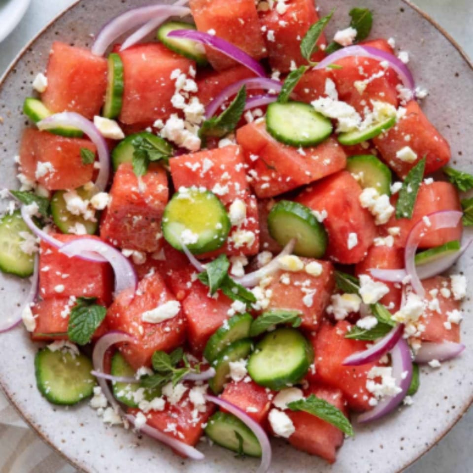 Tuesday - Watermelon & Feta Salad