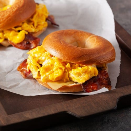 Bacon, Egg & Cheese Sandwich.