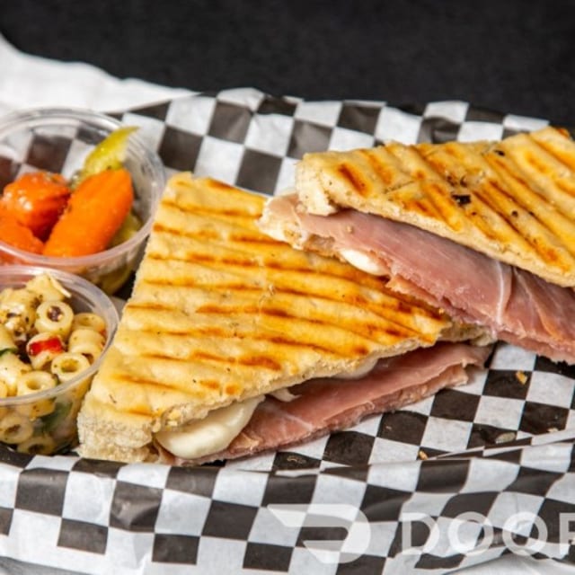 Prosciutto Mozzarella Panini.