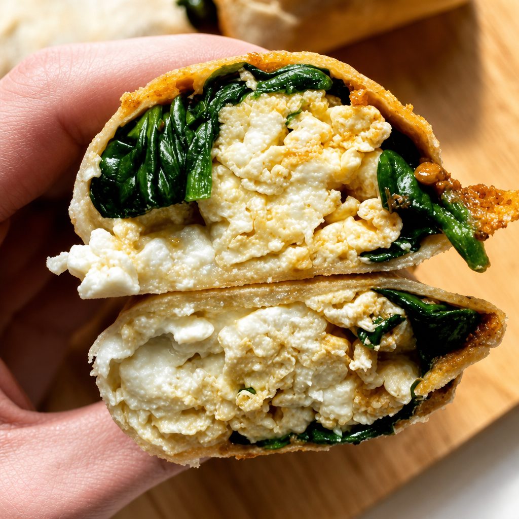 Spinach Feta Wrap.