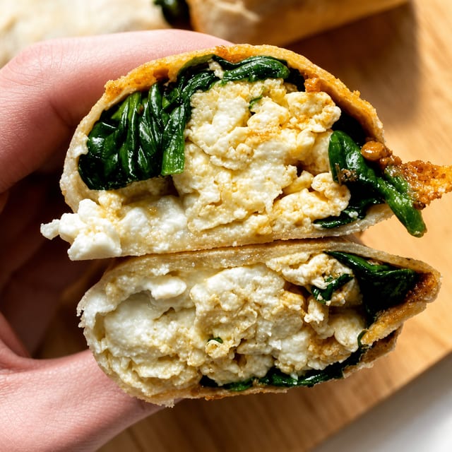 Spinach Feta Wrap.