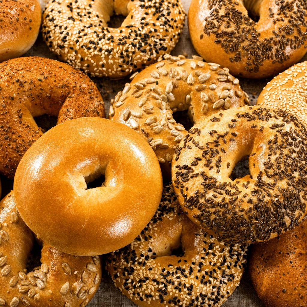 Assorted Bagels.