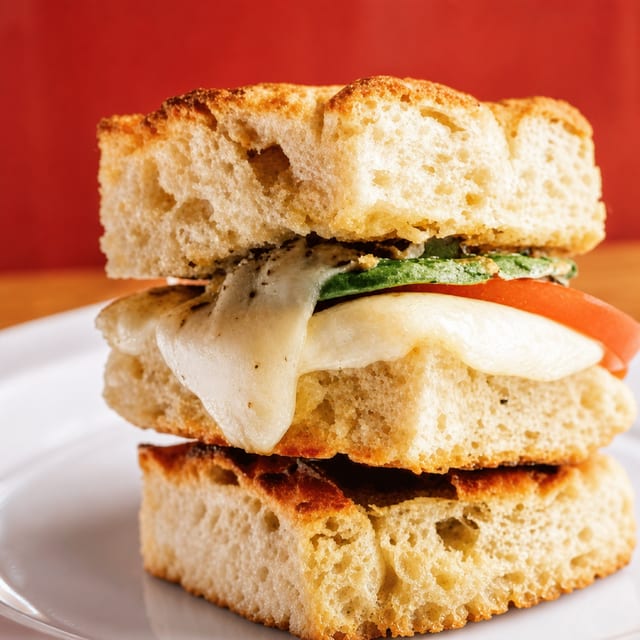 Pesto Caprese Panini.