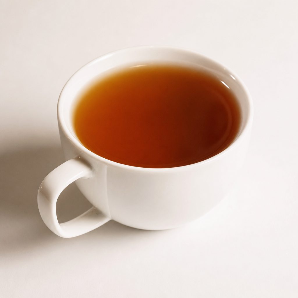 Hot Brewed Tea.